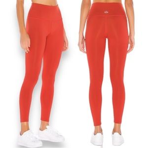 Beyond Yoga Sportflex Scarlet Sun High Rise MIDI Legging Size XS